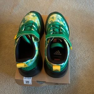 ADIDAS X LEGO® RACER TR21 ELASTIC LACE AND TOP STRAP SHOES- Boys size 4.5